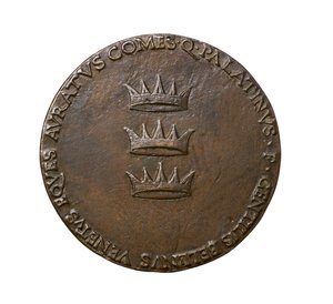 Renæssancemedalje fra Firenze, ca. 1480 (kobberbaseret legering)